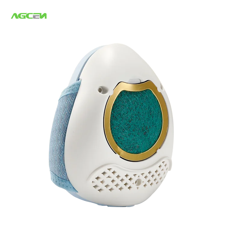 Электрическая Пылезащитная маска Agcen OEM для строительства PM2.5, маски для дыма, аллергических загрязнений воздуха, очиститель воздуха