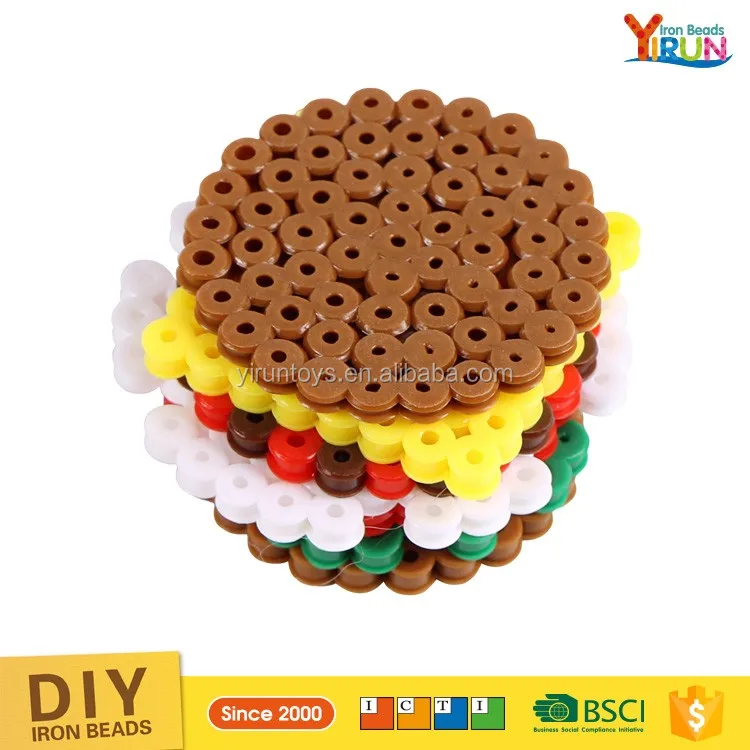 Популярные игрушки для детей DIY бусы Прямые продажи пластиковых головоломки гладильная бусинами