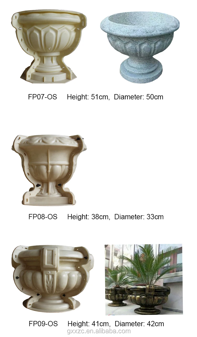 High Quality Planters For Garden Decoration Flower Pot Molds Concrete ...