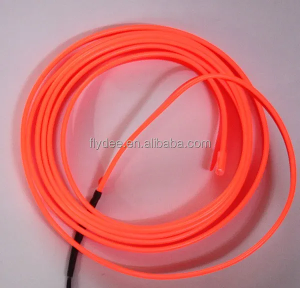 Светодиодная гибкая круглая неоновая светящаяся Электролюминесцентная проволока 3 м по низкой