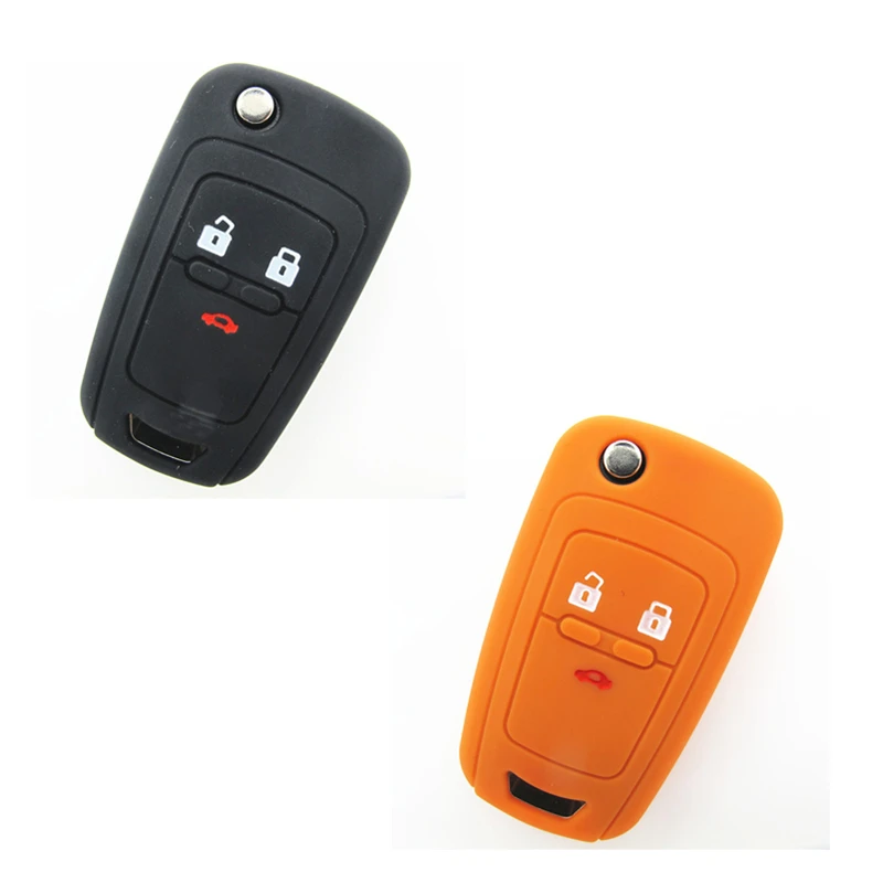 Fob Custom 3 Button Rubber Car Key Covers Protector Silicone Auto Key