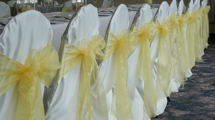 Чехол для стула из органзы и