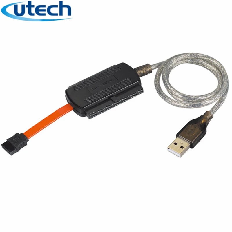 Utechcables To Ide Sata Cable Converter 2.5/3.5/inch Hard Drive With Power - Buy Usb To Ide Sata To Sata Power Adapter,Usb 3.0 To Sata/ide Cable Product on Alibaba.com