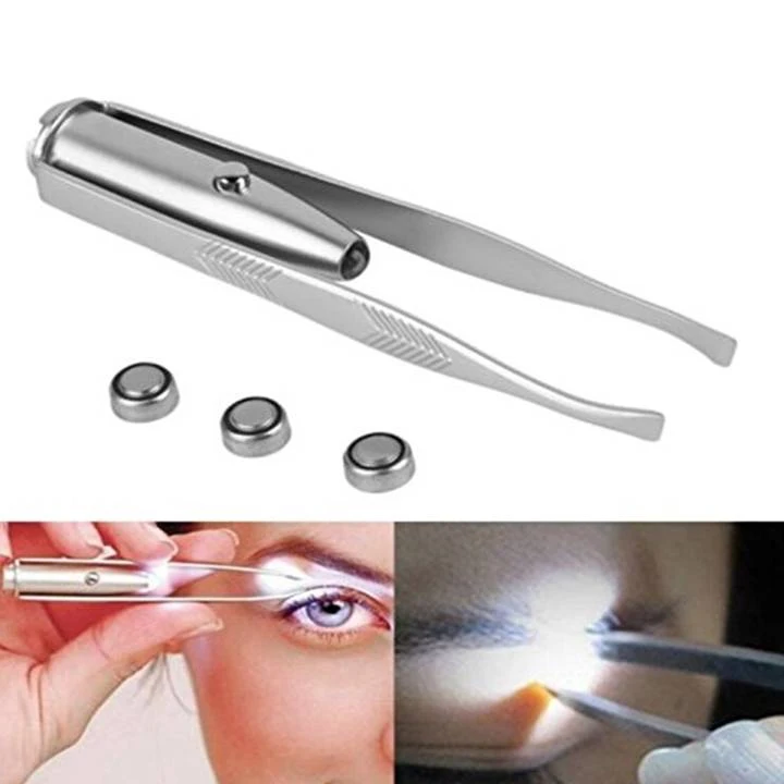Electric Eyebrow Tweezer Led Lighted Tweezer Lash Tweezer
