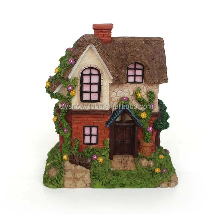 Cheapest resin fairy miniature garden house