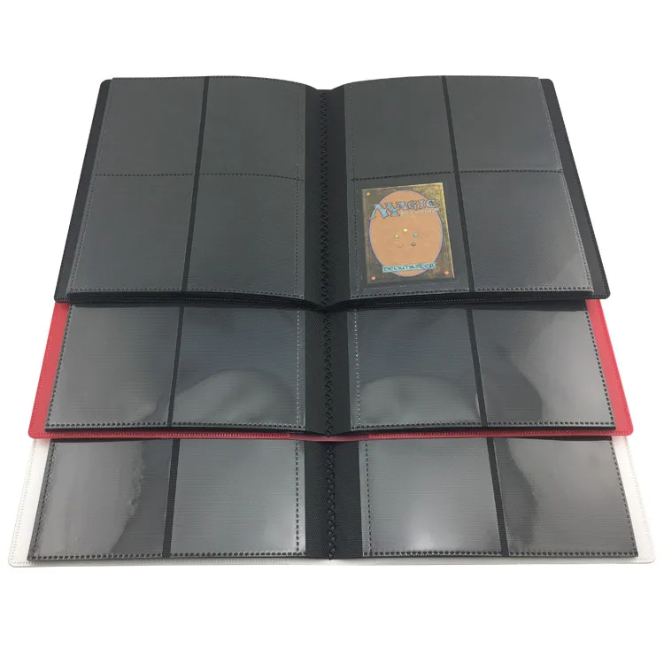 4-Pocket Card Binder Album with Elastic in three color For Wholesale