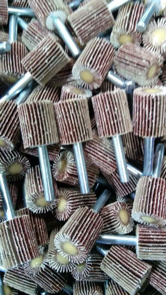 Lot 20 Roues à Lamelles Abrasives LINSOCLE – Ponçage 5 Tailles, Grain 80, Oxyde D'aluminium, Neuves
