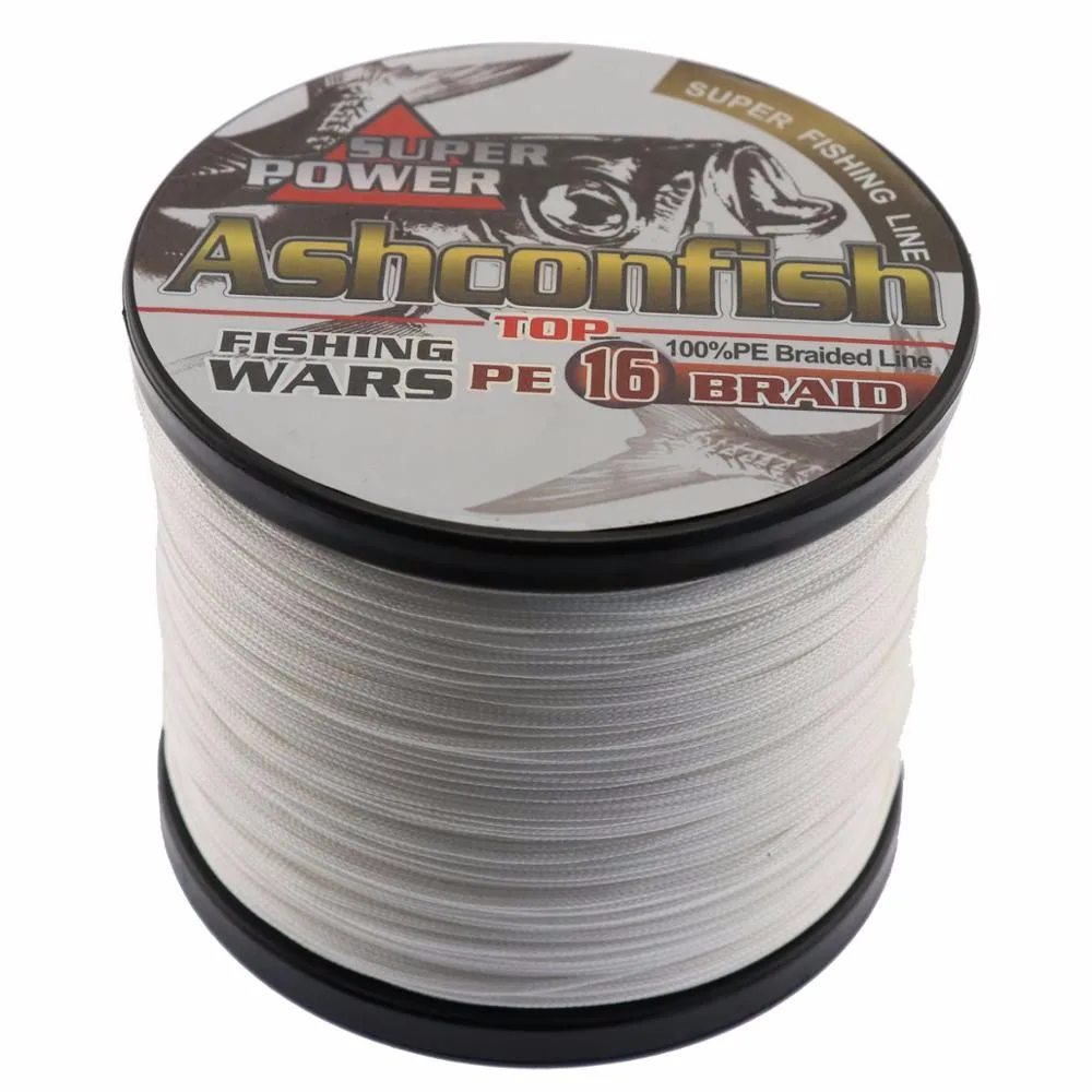 Ashconfish Braided Fishing Line- 4 Strands Super Strong PE  Fishing Wire Heavy Tensile For Saltwater & Freshwater Fishing -Abrasion  Resistant
