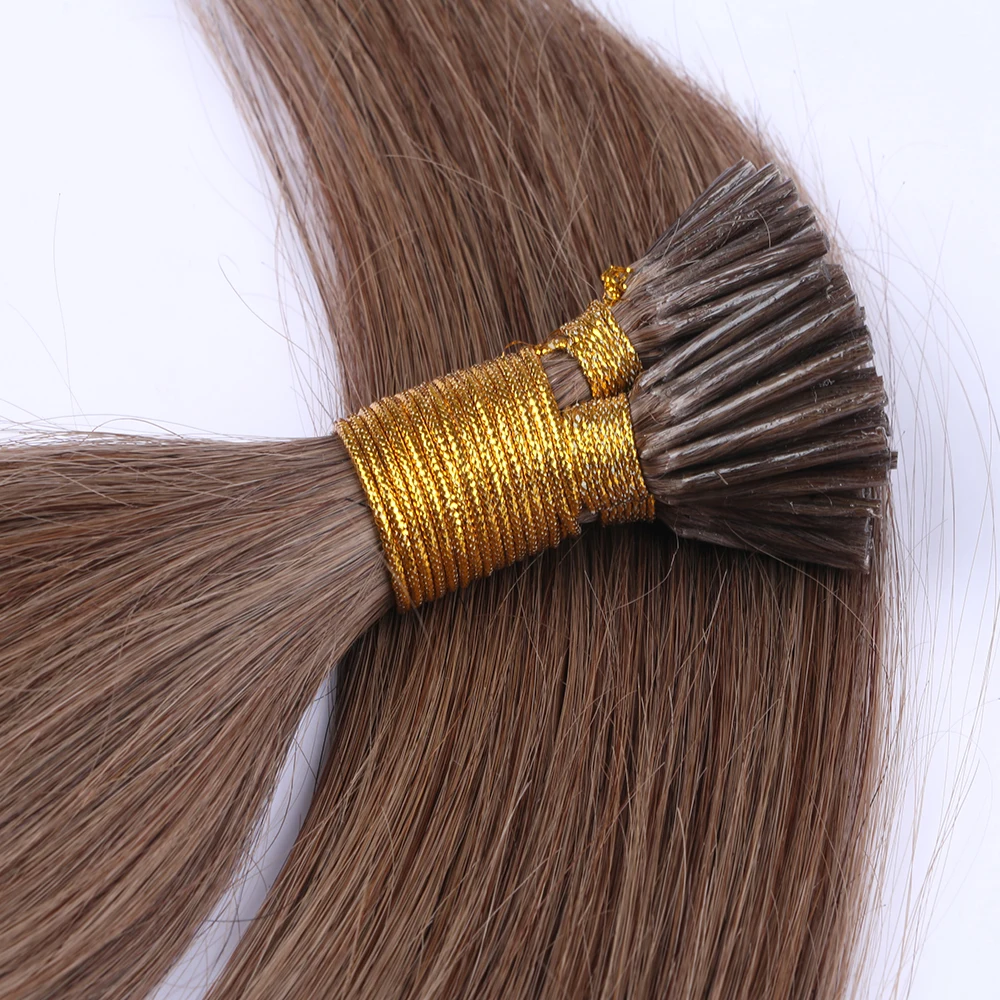 100 Strengen Ik Tip Hair Extensions Haar Licht Bruin 8 Kleur Soft Straight Remy Pre Bonded Stick Schoenveter Tips Buy Ik Tip Hair Extensions Menselijk Haar Ik Tip Hair Extensions Tip Hair Extensions