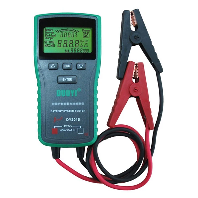 DY2015 Automotive Battery Tester Electric Vehicle Battery Capacity Tester 12V 60A Battery System Meter