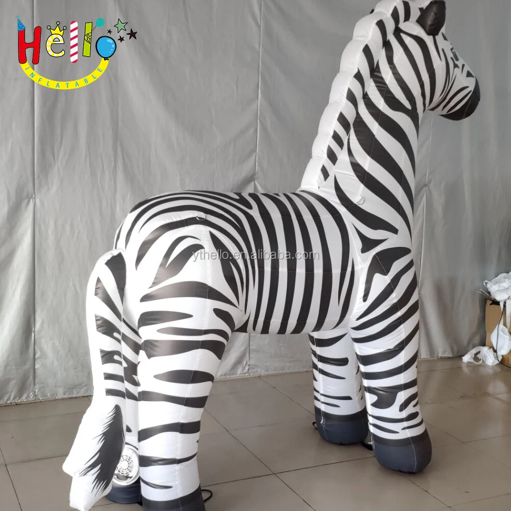 Zoo Inflatable Animal Model Display, Custom Inflatable zebra for Sale