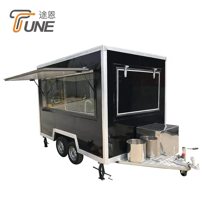 TUNE Mobile Mini Food Cart With Wheels Ice Cream Truck Food Kiosk for Sale