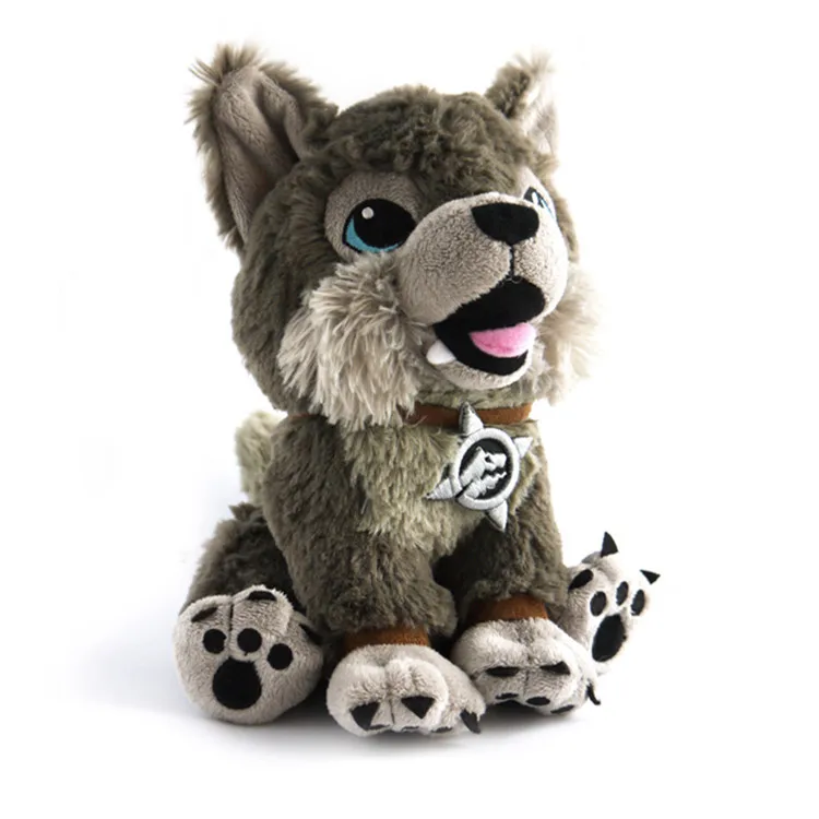 custom wolf plush