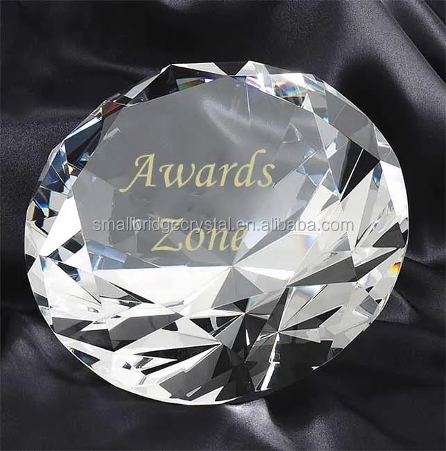 2015 Hot New Business Souvenir Gift crystal Diamond Award trophy