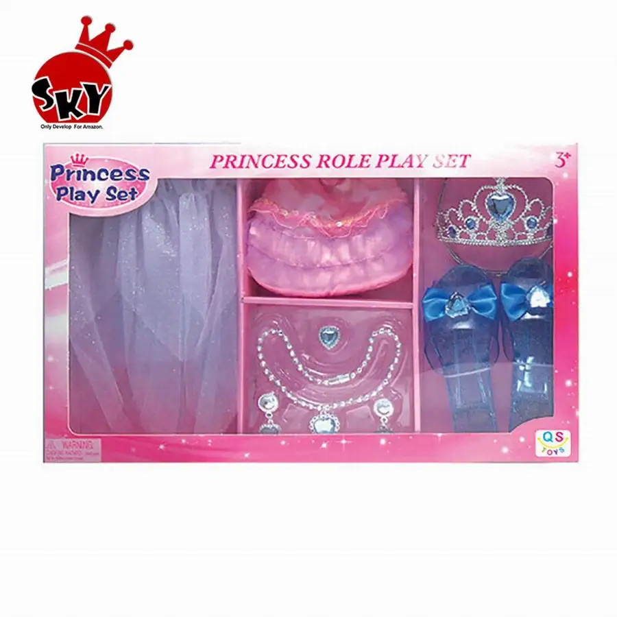 Sky Girl Dress up Set Princess Role Play Pretend Costumes