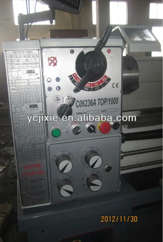 Precision Bench Metal Lathe C0636A Top X1000mm