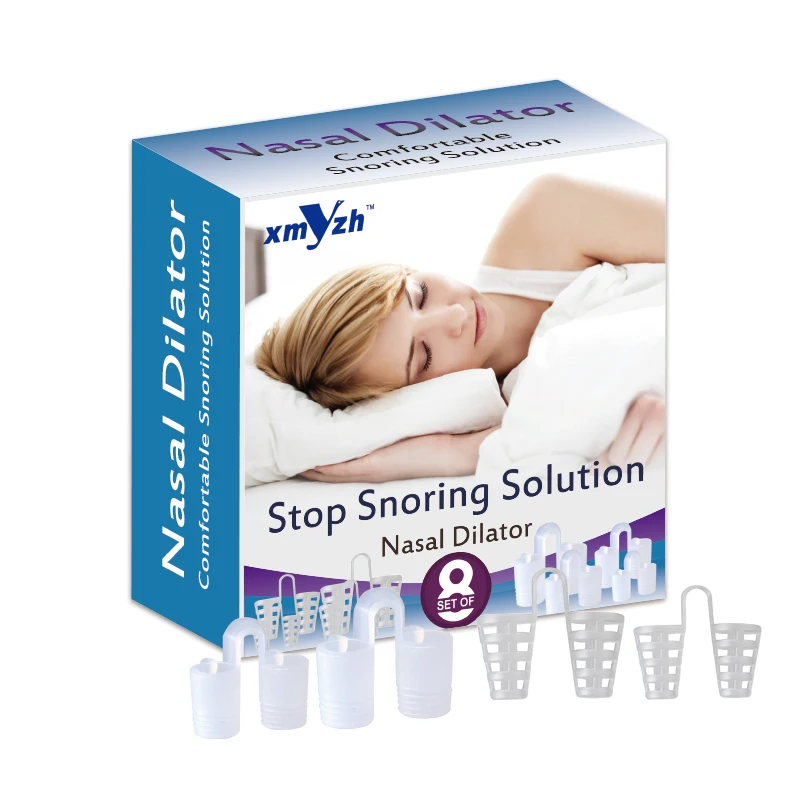 Anti Snore Nose Vents Nasal Dilator Nose Clip Snoring Relief Sleep Aid Breathing Improvement Device for Men Women Home Use