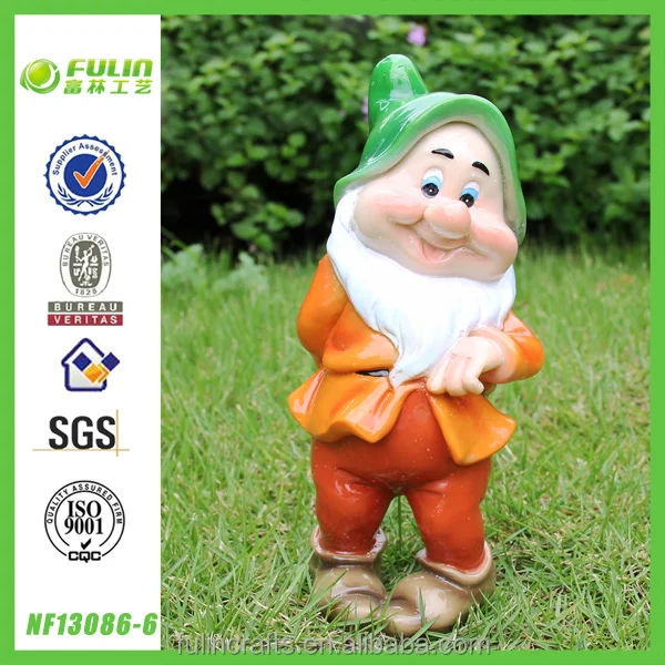 Snow White and the Seven Dwarfs Garden Resin