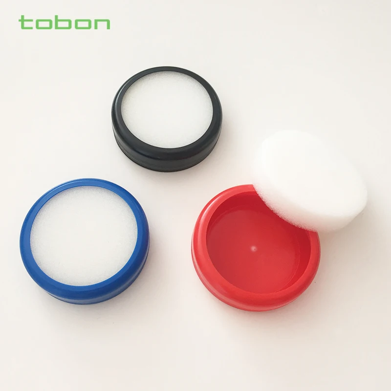 Desktop Plastic Moistener Cup Sponge Finger Money Damper