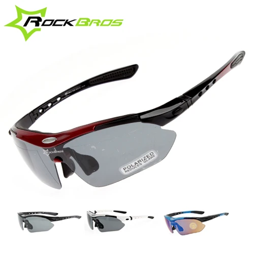 5 Pair Lens Polarized UV 400 Cycling Sunglasses Bicycle Glasses Outdoor Sports 