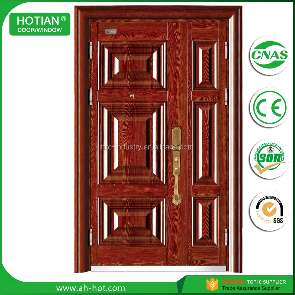 Modern Design Metal 6 Panel One and Half Steel Mon and Son Door