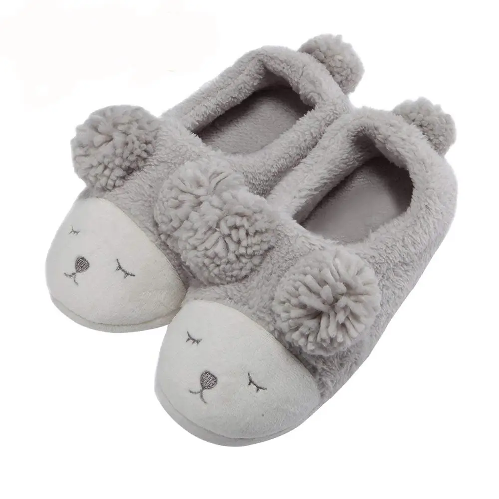 Comfortable House Shoes For Boys Plush Sheep Animal Slippers - Buy Sheep Animal  Slippers,Plush Slippers For Boys,House Slipper Product on 