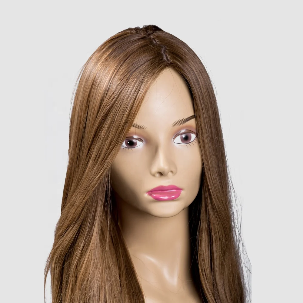 Wholesale Women Silk Base Topper Clip in Hair Piece Jewish Kosher 7x8' Human