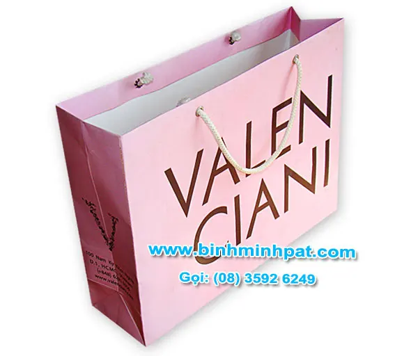 Luxury Custom Size Package Paper Handle Paper Bag Kraft Paper Shopping Bag