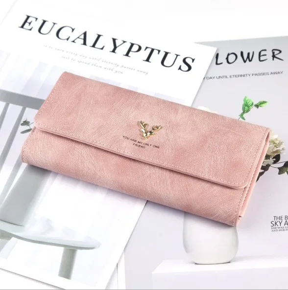 2019 New Fashion Lady Women Purse Long Wallet Bags PU Handbags Card Holder Gift 