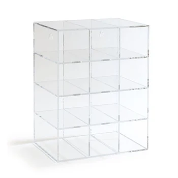 Wall Mount Clear Acrylic Lucite Display Box For 12 Safety Glass - Buy ...