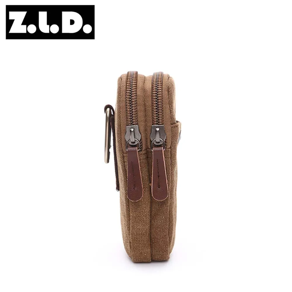 Модный мини-кошелек ZUOLUNDUO для мобильного телефона на молнии