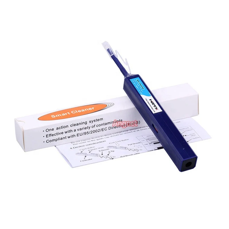800 Cleans 5Pcs Pen Type LC/MU 1.25mm Adapters Fiber Optic Cleaner Pen 