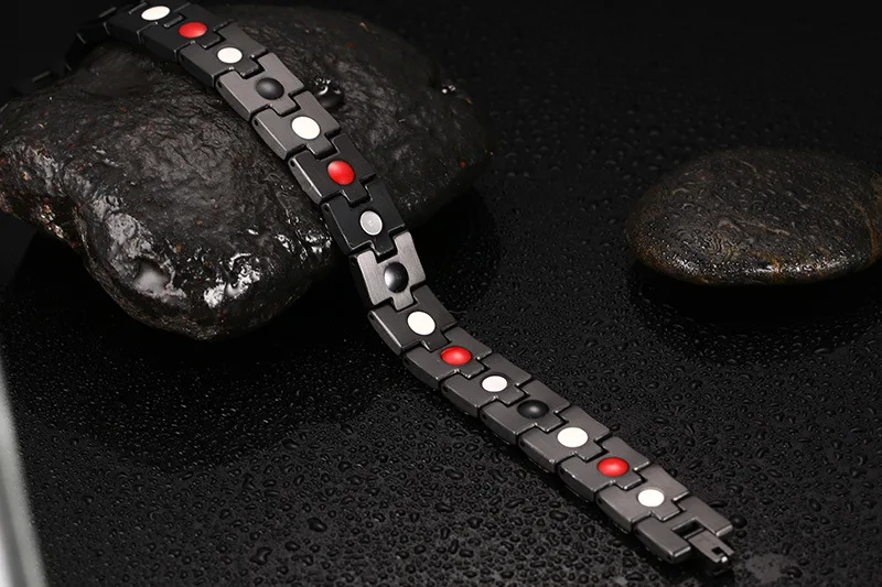 Japan Health Titanium Germanium Band Power Bracelet, Balance Energy Bank Infrared Ion Magnet X Power Bracelet