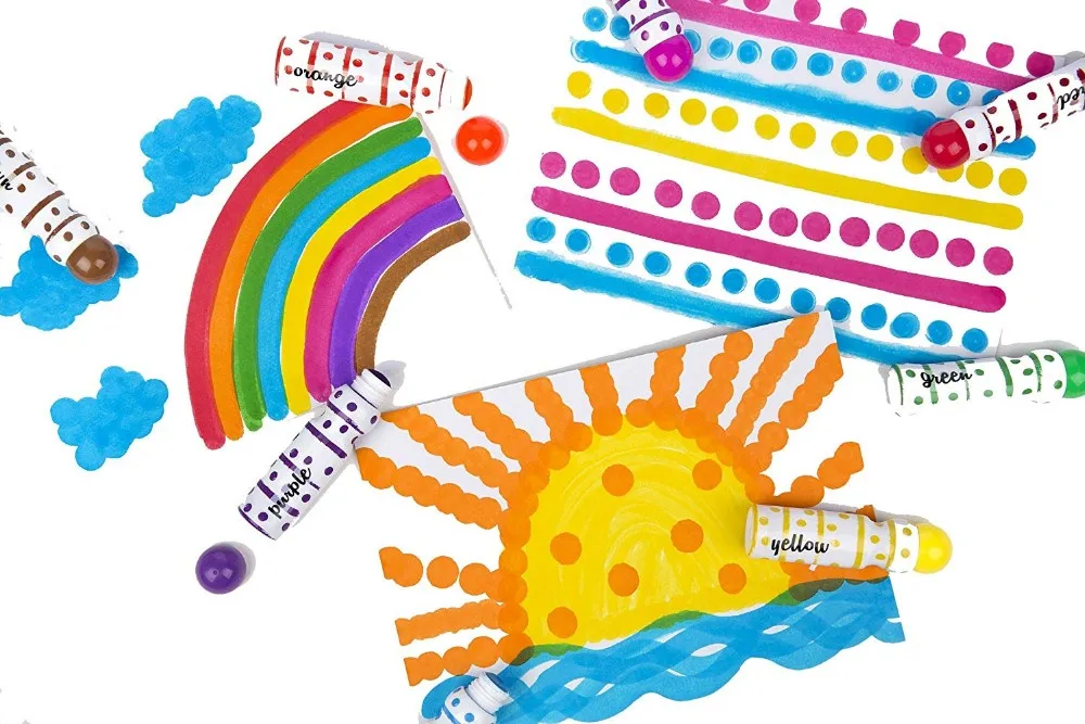 Нетоксичный маркер на водной основе Magicfly 8 видов цветов для малышей, двойной маркер идеально подходит для дошкольного искусства