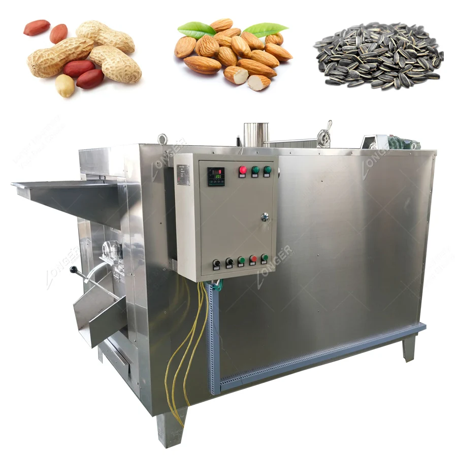 Жаровня для семечек. Оборудование засолка семечек. zhengzhou longer machinery lg-501.