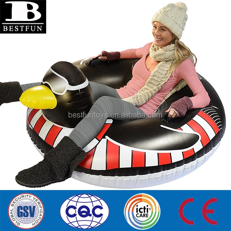 Заводская Подгоняемая Толстая ПВХ надувная зимняя трубка для пингвина прочная пластиковая безопасная санная санка