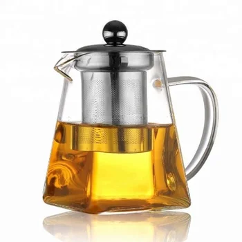 Glass Teapot Transparent Coffee Pot Borosilicate Glass Coffee Tea pot