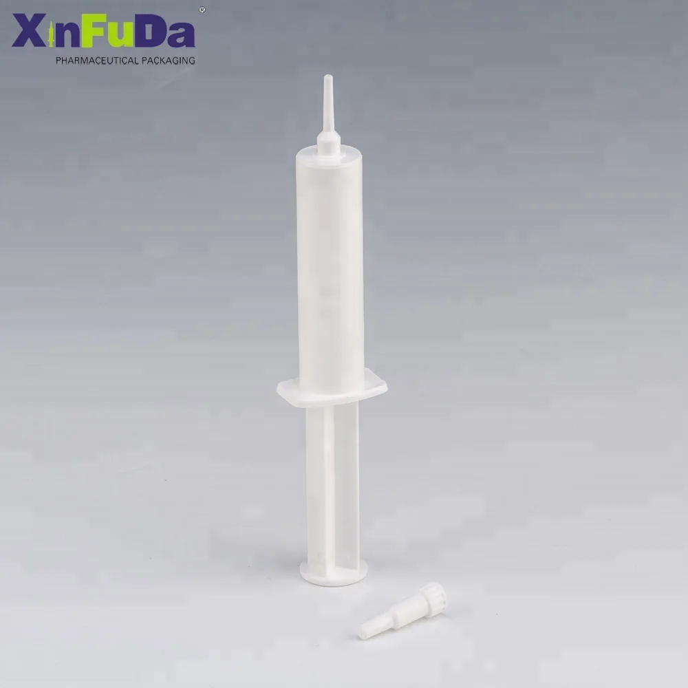 Single Use Disposable White Dose Syringe Veterinary Cow Mastitis Intramammary Influsion Treating Syringes From China