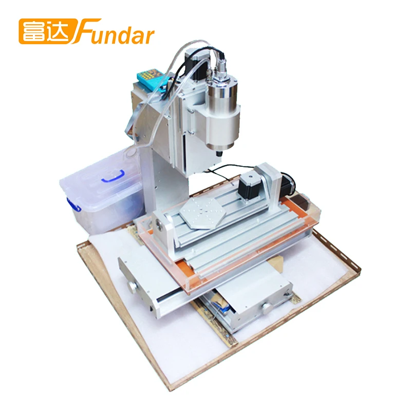 Cross Slide Table HY-3040 5 Axis Mini CNC Woodworking Machine