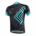 Bike Jersey Summer Cycling Short Sleeve Shirt Top Bicycle ciclismo Full Zipper Jacket Maze Black Green