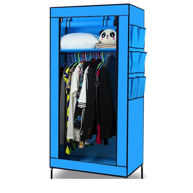Professional Top Ranking Fabric Wardrobes Modern Home Student Metal