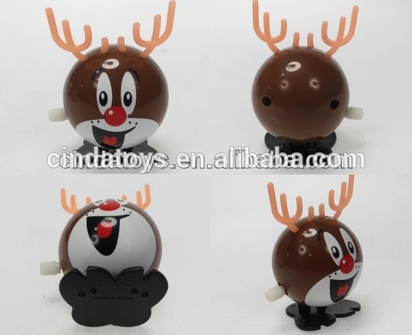 Забавный пластиковые прыжки игрушки рождество дешевые ветра