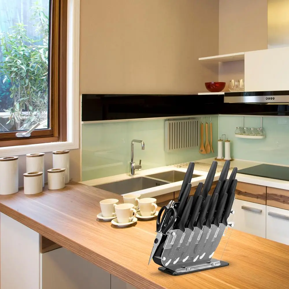 Набор кухонных ножей из нержавеющей стали, набор ножей для мяса из нержавеющей стали для дома