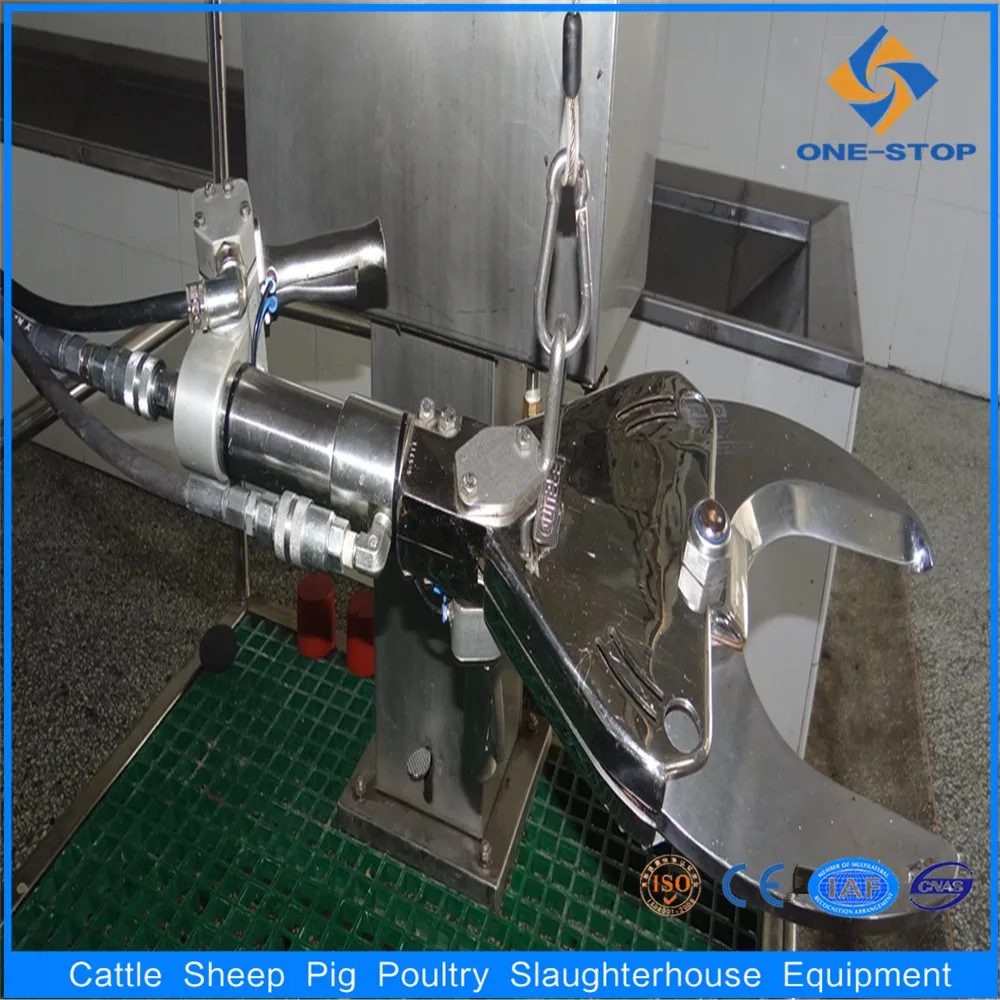 Cow beef abattoir processing horn and hoof removal scissors