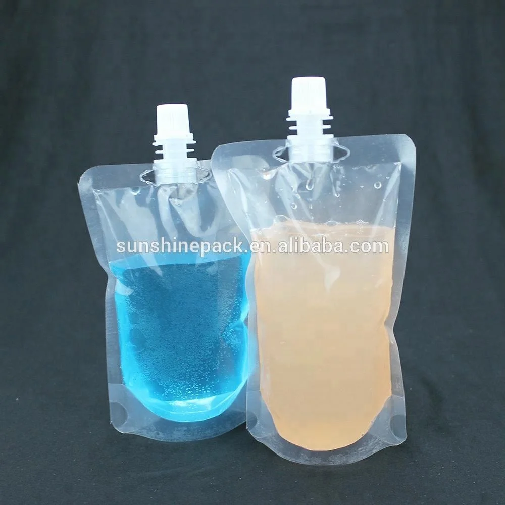 Drink Pouch with Spout Packaging Beverage Bag With Plastic Packaging Baby Food Spout Pouch