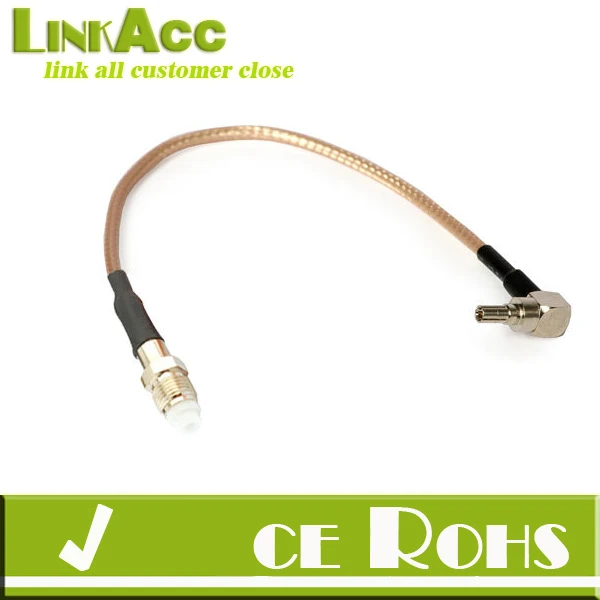 1X 15CM FME Jack to CRC9 plug RA Pigtail COAXIAL Cable RG316.jpg