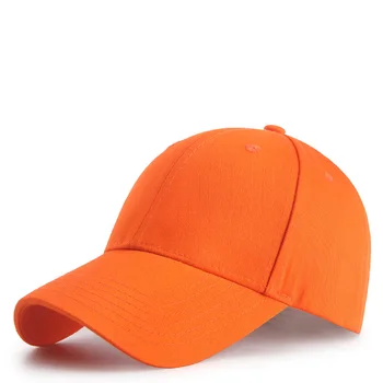 Orange Blank Baseball Cap Cotton Blank Visor Hat - Buy 100 Cotton Blank ...