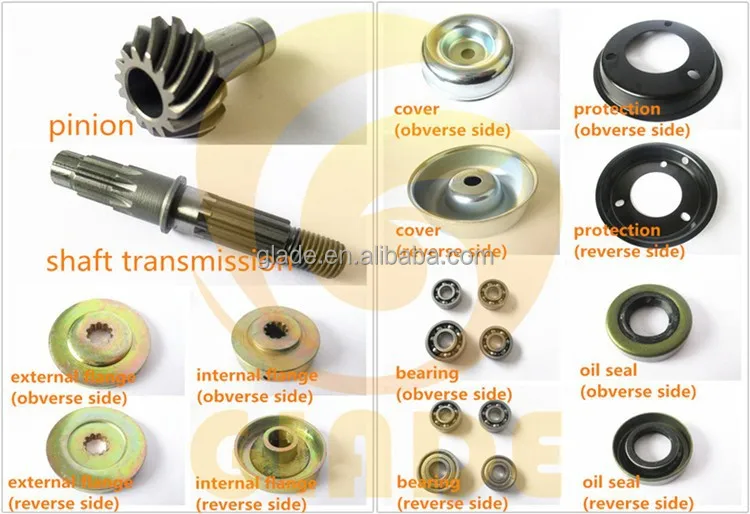 YS-24 20crmo 7 Teeth 24mm Brush Cutter Parts Gear Box Head Grass Trimmer  Spare Parts