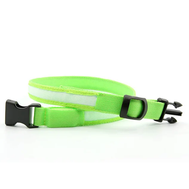 Светодиодный ремень для бега, легкий спортивный ремень из полиэстера, регулируемый эластичный ремень и пряжка для бега