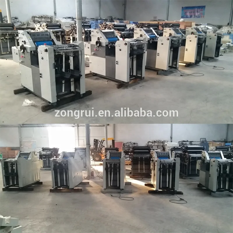 Printing Machinery Leader ZR1015 Mini Offset Printing Machine
